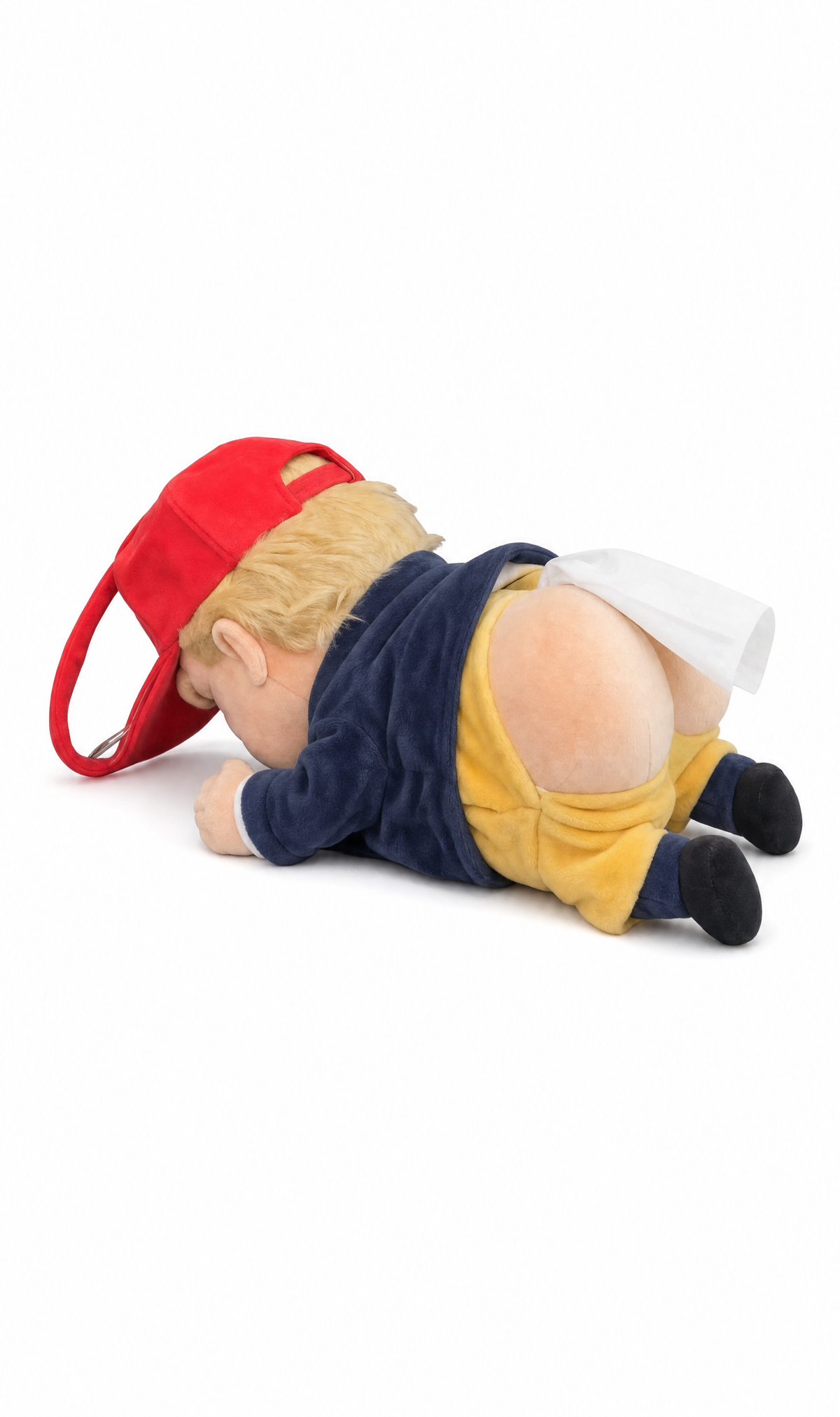 Plush Car Tissue Holder – Funny Gift Cover